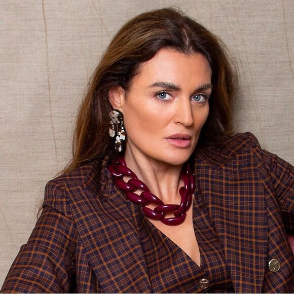 Diana Broussard Necklace Red - Picture 1 of 5